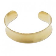 DQ Metal Cuff concave ¾ Inch - Raw brass